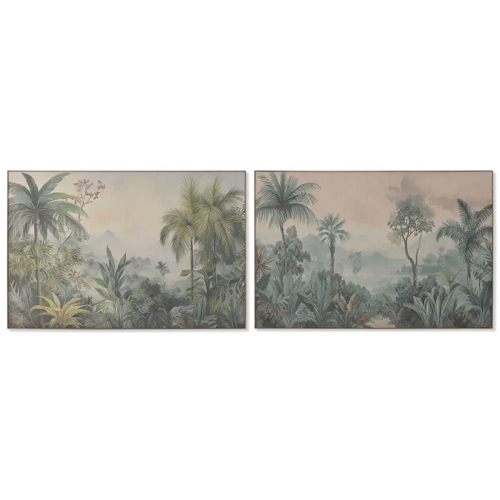Painting Home ESPRIT Fir 120 x 3,5 x 80 cm - Декорация и Осветление<<<Дом Градина<<<BigBuy&&&Картини и