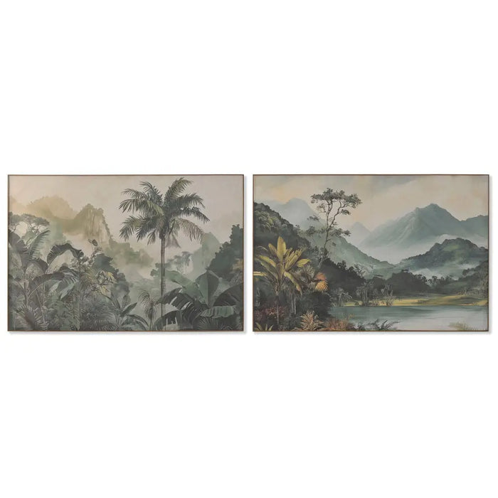 Painting Home ESPRIT Fir 120 x 3 x 80 cm - Декорация и Осветление<<<Дом Градина<<<BigBuy&&&Картини и