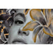 Painting Home ESPRIT Flowers Modern 100 x 3,5 x 100 cm (2 Units) - Декорация и Осветление<<<Дом