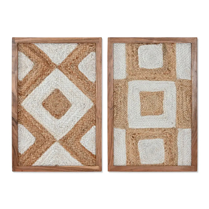Painting Home ESPRIT Jute Acacia 40 x 3 x 60 cm - Декорация и Осветление<<<Дом Градина<<<BigBuy&&&Картини и