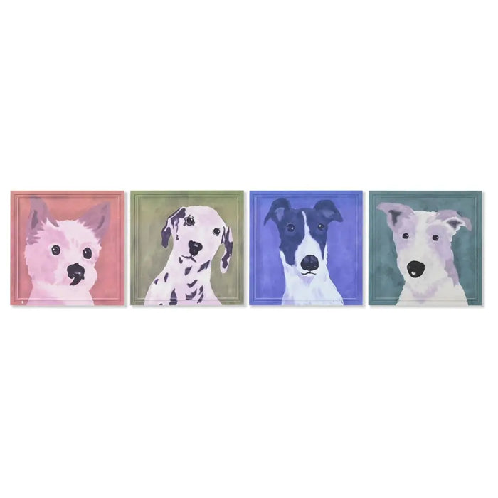 Painting Home ESPRIT MDF Wood 50 x 2 x 50 cm - Декорация и Осветление<<<Дом Градина<<<BigBuy&&&Картини и