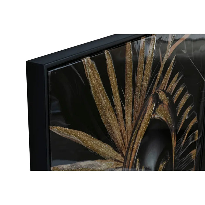 Painting Home ESPRIT Modern African Woman 80 x 3,5 x 120 cm (2 Units) - Декорация и Осветление<<<Дом