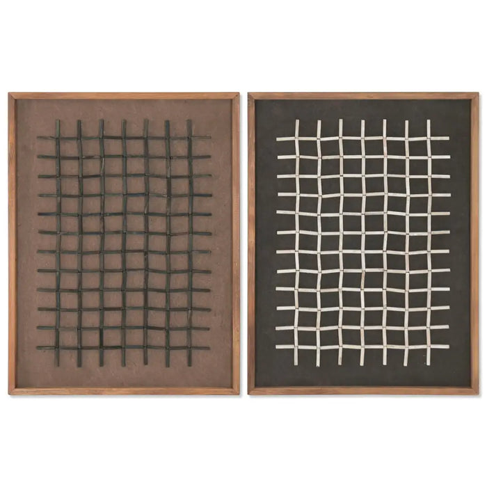 Painting Home ESPRIT Pinewood Recycled Wood 62 x 4 x 82 cm - Декорация и Осветление<<<Дом Градина<<<BigBuy&&&Картини и
