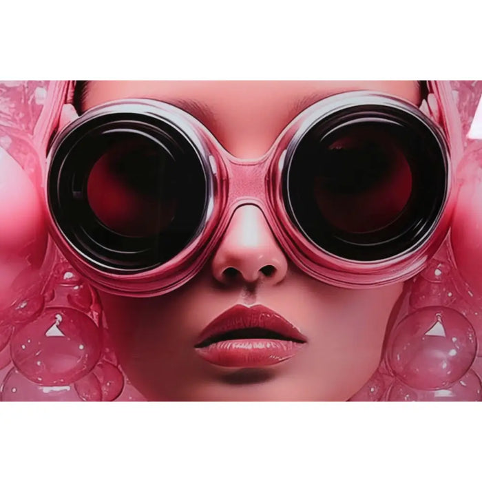 Painting Home ESPRIT Pink Printed 120 x 4 x 120 cm - Декорация и Осветление<<<Дом Градина<<<BigBuy&&&Картини и