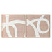 Painting Home ESPRIT Wood Canvas 103 x 4,3 x 103 cm 102,6 X 4,3 X 102,6 CM - Декорация и Осветление<<<Дом