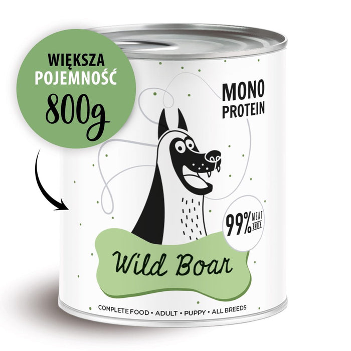 PAKA ZWIERZAKA Pepe Wild Boar - wet dog food - 800g
