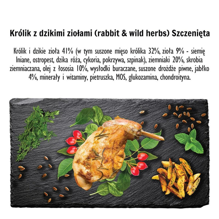 Fodder Paka Zwierzaka Puppy Rabbit with wild herbs S Rabbit 9 kg