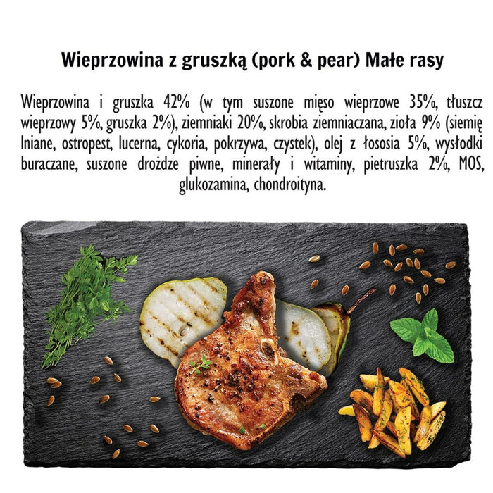 Fodder Paka Zwierzaka Pork with pear S Pig 1,5 Kg