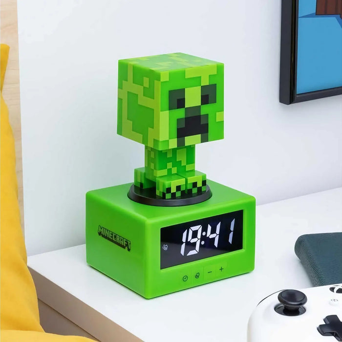 Paladone Alarm Clock: Minecraft - Creeper Icon Alarm Clock PP11369MCFV3 - Дрехи и аксесоари<<<Геймърска