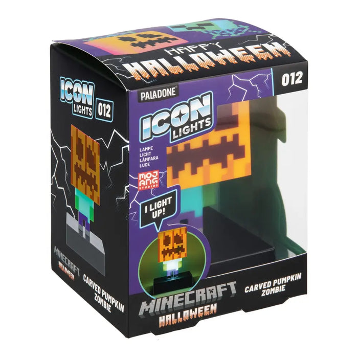 Paladone Icons: Minecraft - Zombie Jack O Lantern Light PP15302MCF figurine - Фигурки<<<Геймърска периферия<<<ValiAPI