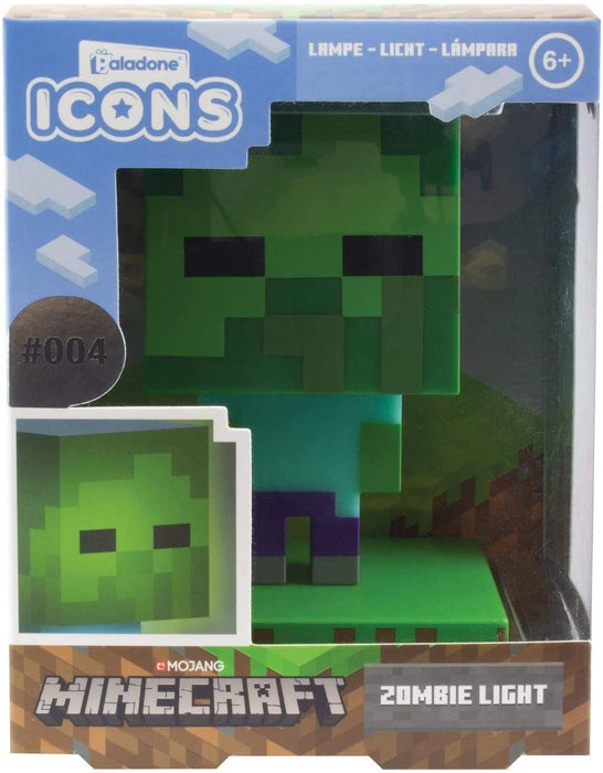 Paladone Minecraft Zombie Icon Lamp Figurine