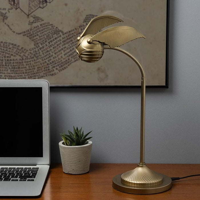 Paladone Lamp: Harry Potter - Golden Snitch Posable Desk Lamp, PP12796HP