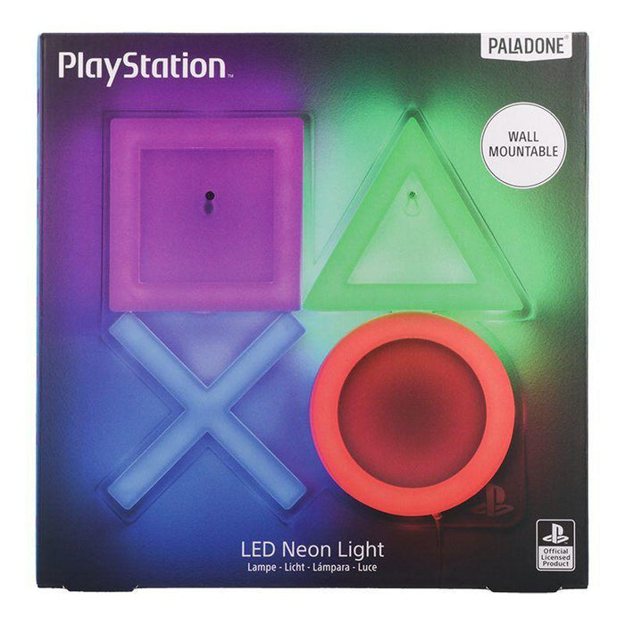Lamp Paladone: Playstation - Wall Mountable LED Neon Light, PP13130PSVN