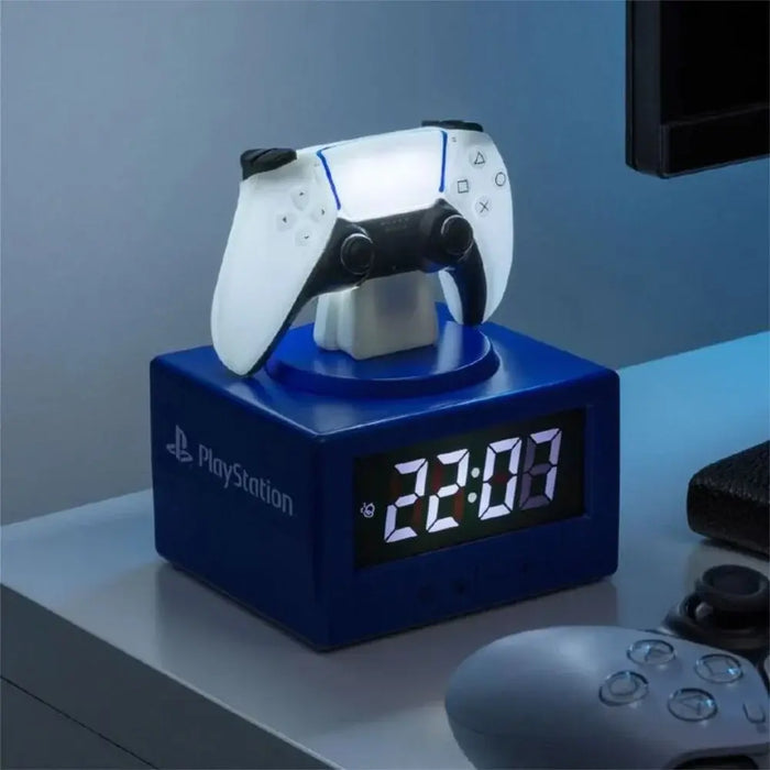 Paladone Clock/Alarm Clock: Playstation Controller Icon Alarm Clock, PP13475PS