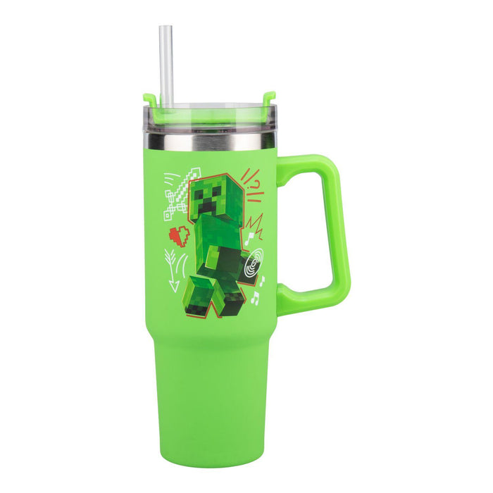 Paladone glass: Minecraft - Green 900ml Multiway Travel Cup Stra, PP14600MCF