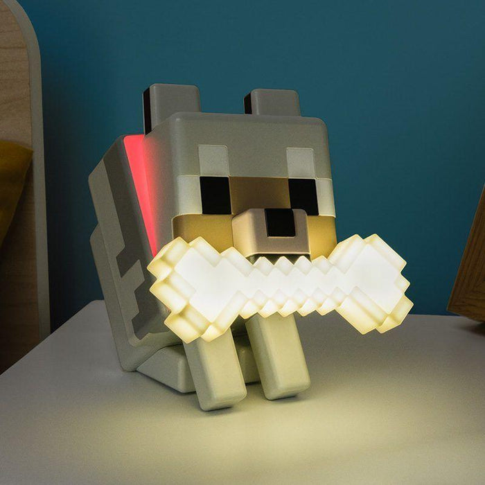 Lamp Paladone Glo Buddies: Minecraft - Wolf Light, PP14761MCF