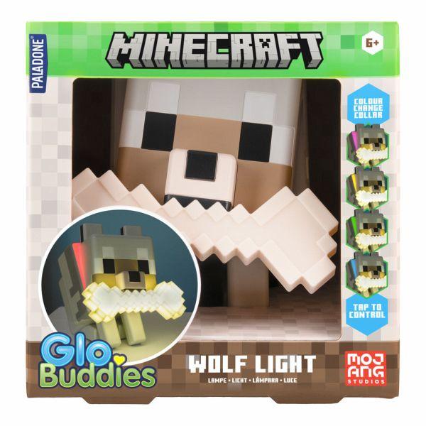 Lamp Paladone Glo Buddies: Minecraft - Wolf Light, PP14761MCF