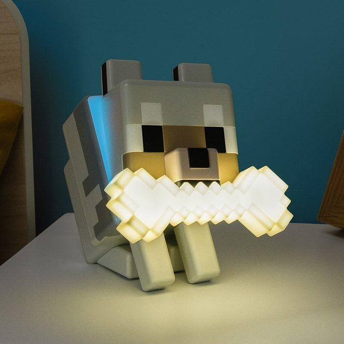Lamp Paladone Glo Buddies: Minecraft - Wolf Light, PP14761MCF