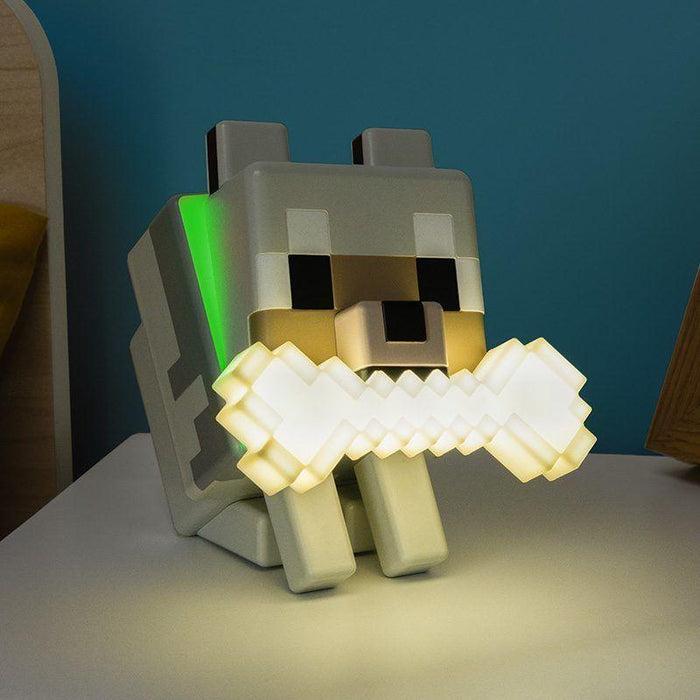 Lamp Paladone Glo Buddies: Minecraft - Wolf Light, PP14761MCF