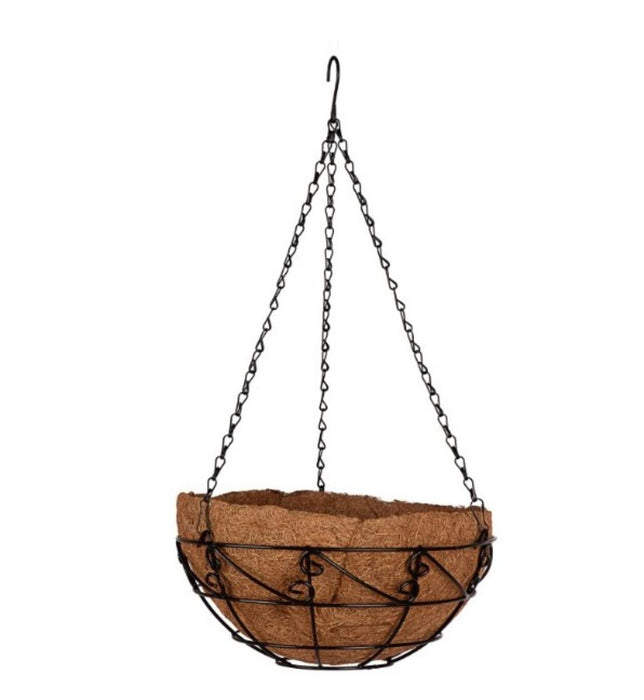 HANGING POT WITH COCONUT BASE F30 CM