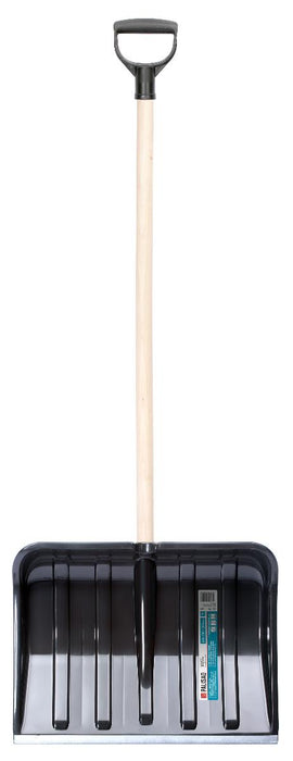 SNOW SHOVEL WITH WOODEN HANDLE 47CM