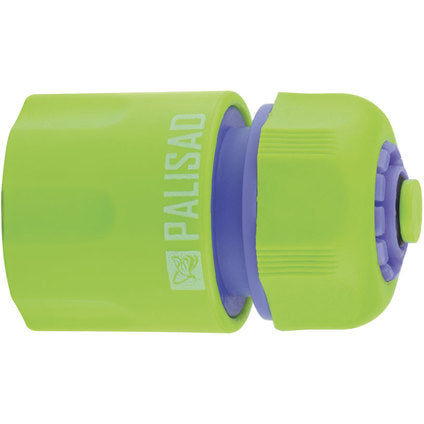 QUICK COUPLING WITH STOP VALVE FOR HOSE 1/2" PALISAD 661408