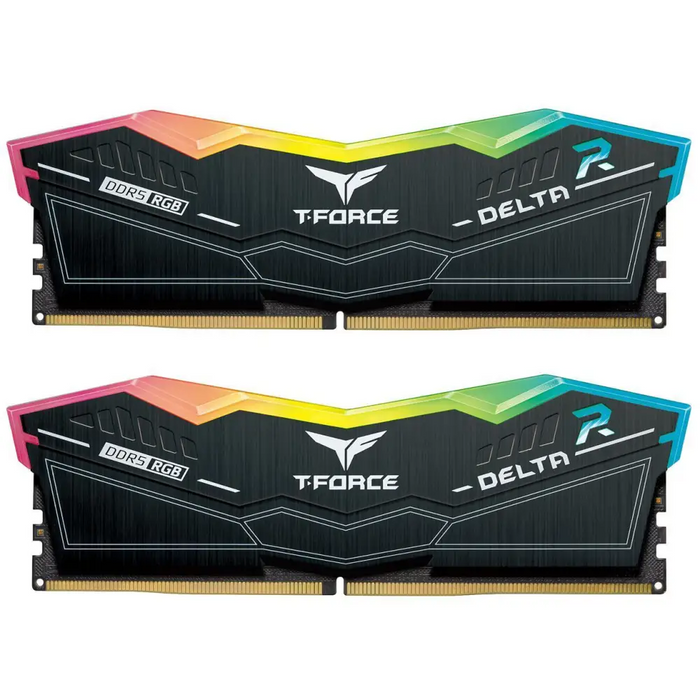 Памет Team Group T-Force Delta RGB DDR5 32GB (2x16GB) 6400MHz - Памети<<<Компютърни