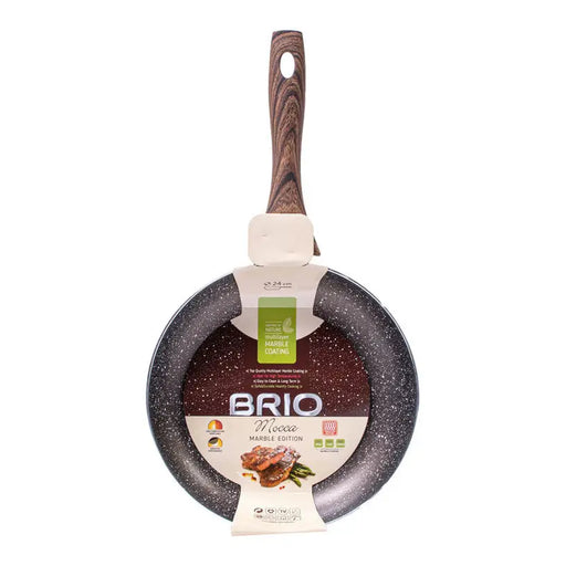 PAN 24CM BRIO MOCCA MARBLE - Съдове за готвене<<<Домашни потреби<<<Кухня<<<Praktiker
