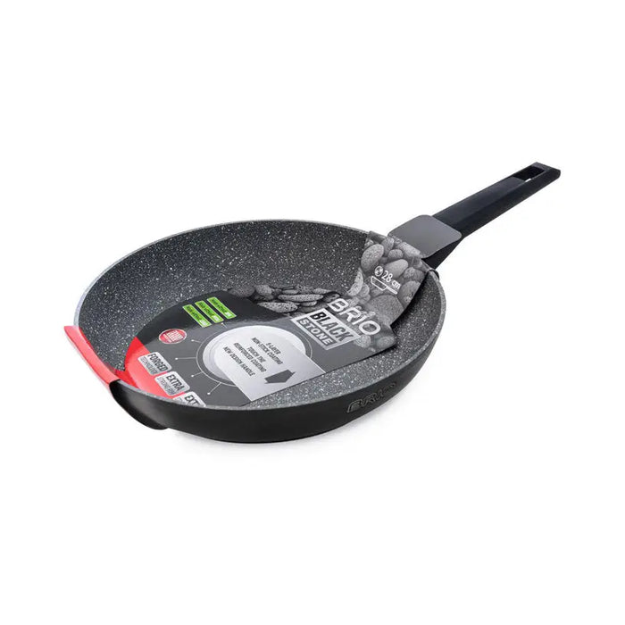 PAN 28 CM BRIO BLACK STONE - Съдове за готвене<<<Домашни потреби<<<Кухня<<<Praktiker