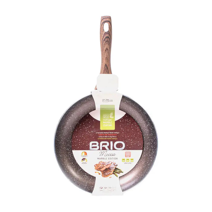 PAN 28CM BRIO MOCCA MARBLE - Съдове за готвене<<<Домашни потреби<<<Кухня<<<Praktiker
