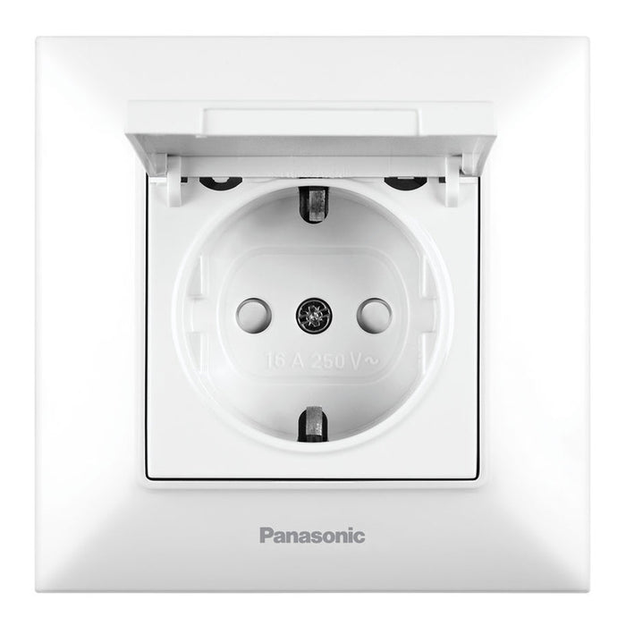 CONTACT WITH COVER WHITE PANASONIC Arkedia Slim