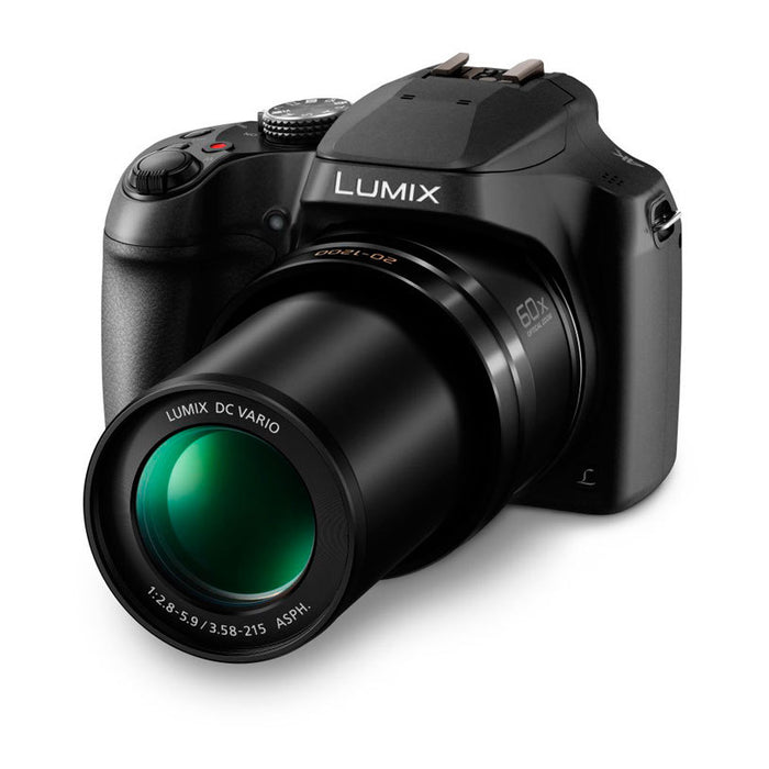 Digital camera PANASONIC DC-FZ82DE 18.0 MPx, OPTICAL ZOOM 60.0, BLACK