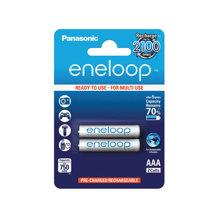 BATTERY AAA PANASONIC ENELOOP AAA 750mAh