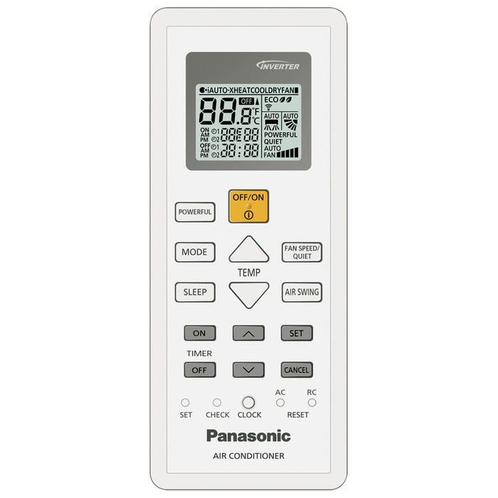 Inverter air conditioner PANASONIC CS-UZ25ZKE/CU-UZ25ZKE
