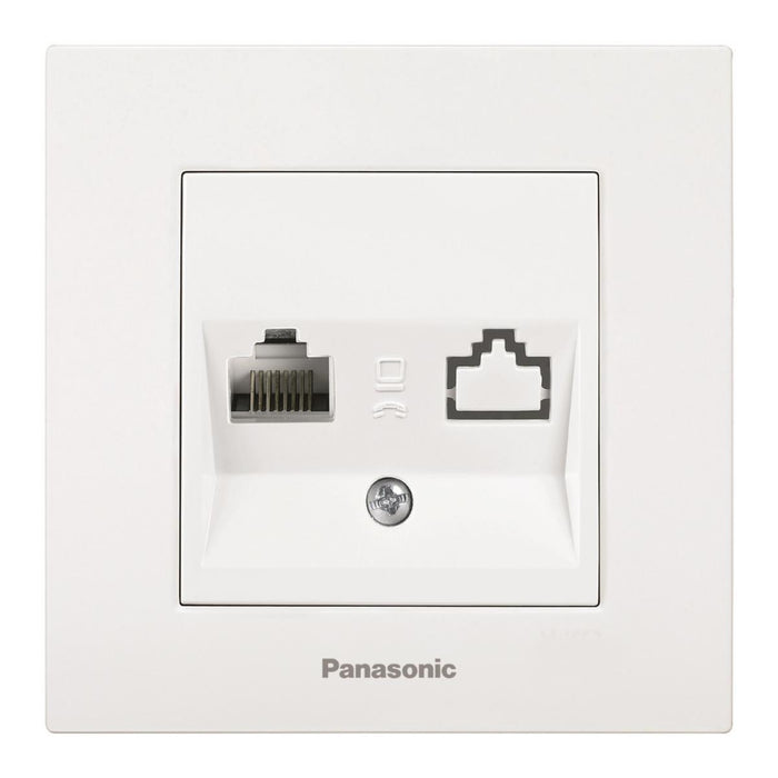 SOCKET PC RJ45 CAT5E PANASONIC WHITE Karre+