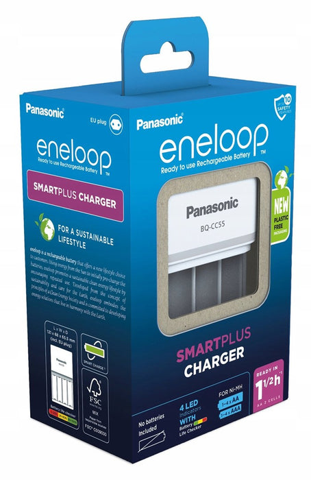 Battery charger PANASONIC Eneloop Smartplus BQ-CC55 (BQ-CC55E)
