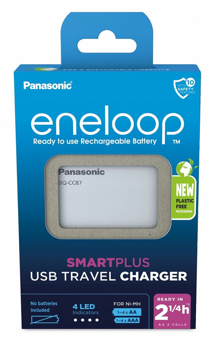 USB battery charger PANASONIC Eneloop Smartplus BQ-CC87 (BQ-CC87USB)