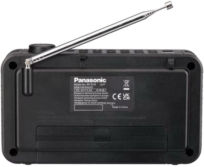 Radio Panasonic Black Black/Grey