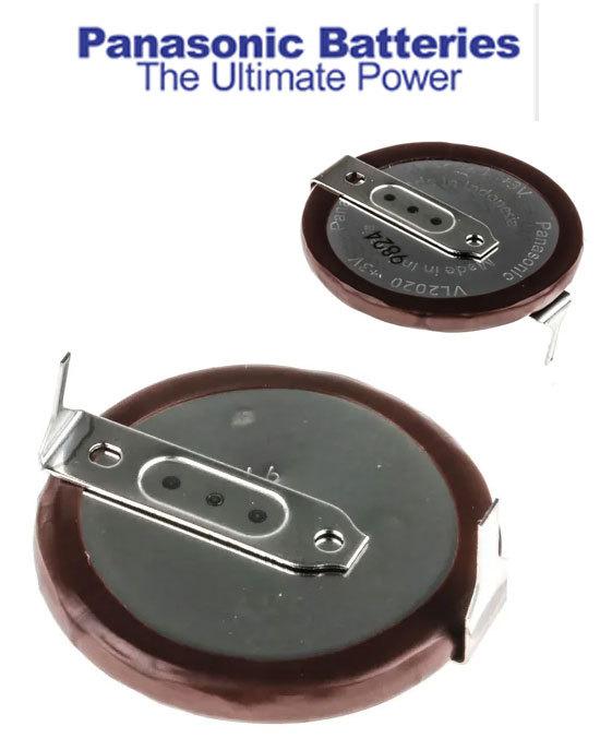 Lithium rechargeable battery VL2020 HFN 3V 20 mAh PANASONIC