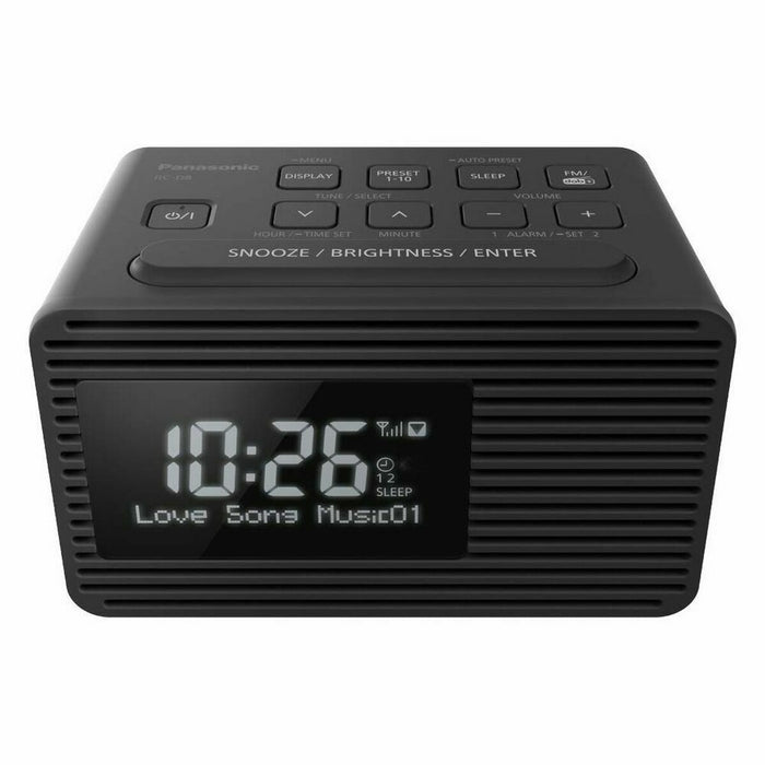 Clock-Radio Panasonic RC-D8EG-K Black