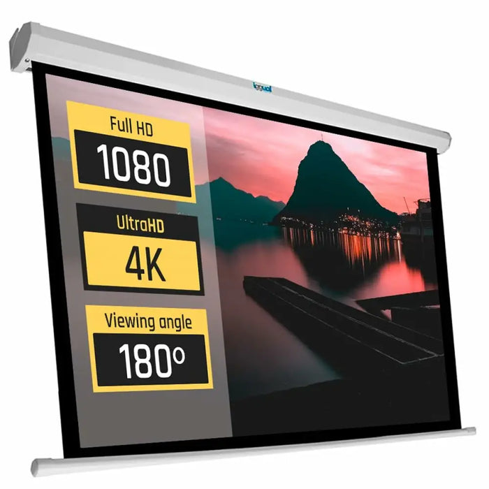 Panoramic Electric Screen iggual PSIPS184 80’’ (184 x 104 cm) 84’’ - Електроника Периферни и резервни части<<<Компютри|