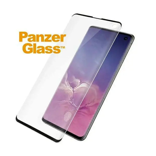 PanzerGlass Curved Super+ tempered glass for Samsung S10 - with black frame - Cell phone tempered glass<<<HurtelXML