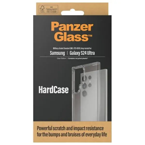 PanzerGlass HardCase Military grade for Samsung Galaxy S24 Ultra - transparent - Cell phone cases and covers<<<HurtelXML