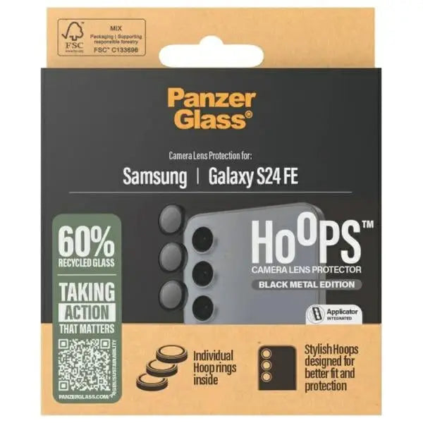 PanzerGlass Hoops Camera Case for Samsung Galaxy S23 FE - Black - Cell phone cases and covers<<<HurtelXML&&&Аксесоари