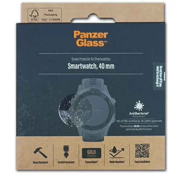 PanzerGlass SmartWatch screen protection for 40mm smartwatches - Cell phone tempered glass<<<HurtelXML