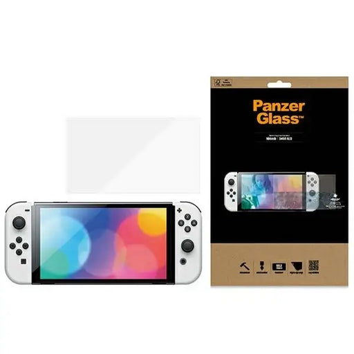PanzerGlass Standard antibacterial glass for Nintendo Switch OLED - Gaming accessories<<<HurtelXML