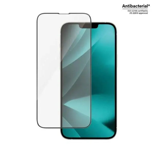 PanzerGlass Ultra-Wide Fit Antibacterial Tempered Glass with Positioner for iPhone 14 Plus / 13 Pro Max - Cell phone