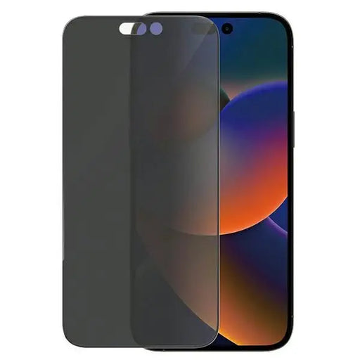 PanzerGlass Ultra-Wide Fit Tempered Glass Antibacterial Privacy with Positioner for iPhone 14 Pro Max - Cell phone