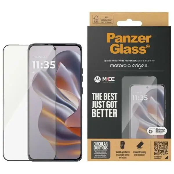 PanzerGlass Ultra-Wide Fit Tempered Glass for Motorola Edge 50 Neo - Cell phone tempered glass<<<HurtelXML