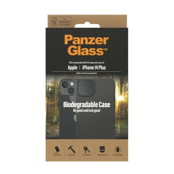 PanzerGlass Biodegradable Case for iPhone 14 Plus / 15 Plus - black